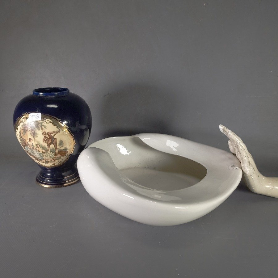 Orinales y potiches antiguos en porcelana - imagen 6