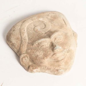 Escultura Totonaca de Barro, Veracruz - 15x16 cm - imagen 1