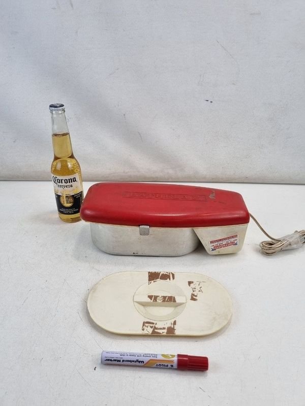 Calentador de Mamaderas Bathela 2 Rojo y Blanco con Tapa y Cable Original