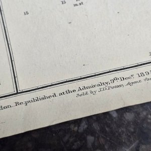 Antiguos Mapas Náuticos: Bahía de Montevideo y Maldonado (1883, 1895) - imagen 6