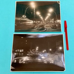 Fotos Antiguas: Montevideo Nocturno y Fuente Monumental - imagen 1