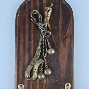 Lote de 3 Piezas Decorativas Criollas y Cuadro "Campos" - imagen 3
