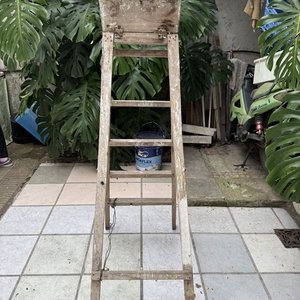Escalera de Madera Tipo Tijera Plegable - imagen 5