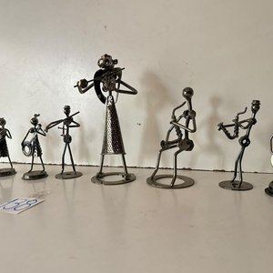 9 Adornos de Metal Pulido de Orquesta Sinfónica - imagen 4
