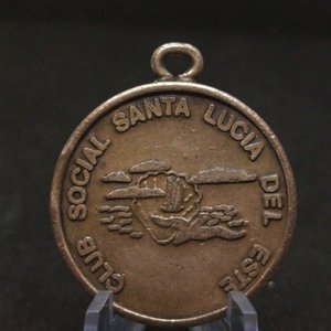 Medalla Club Social Santa Lucía del Este - Bochas 1989 - imagen 2