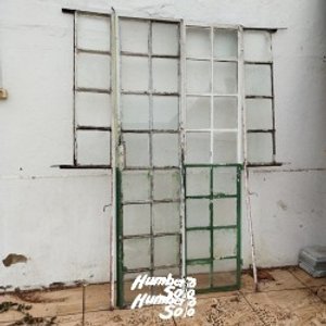 Lote anterior: Puerta Doble Hoja con Marcos y Vidrios Laterales