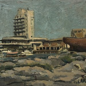 Lote anterior: Óleo "Yatch Club" de Clever Lara, Firmado y Fechado en 1970