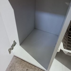 Mueble Organizador Blanco para Microondas con Cestas - imagen 3