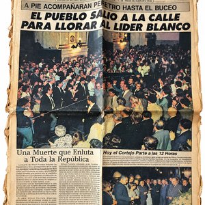 Diario "El País" sobre el fallecimiento de Wilson Ferreira Aldunate - imagen 2