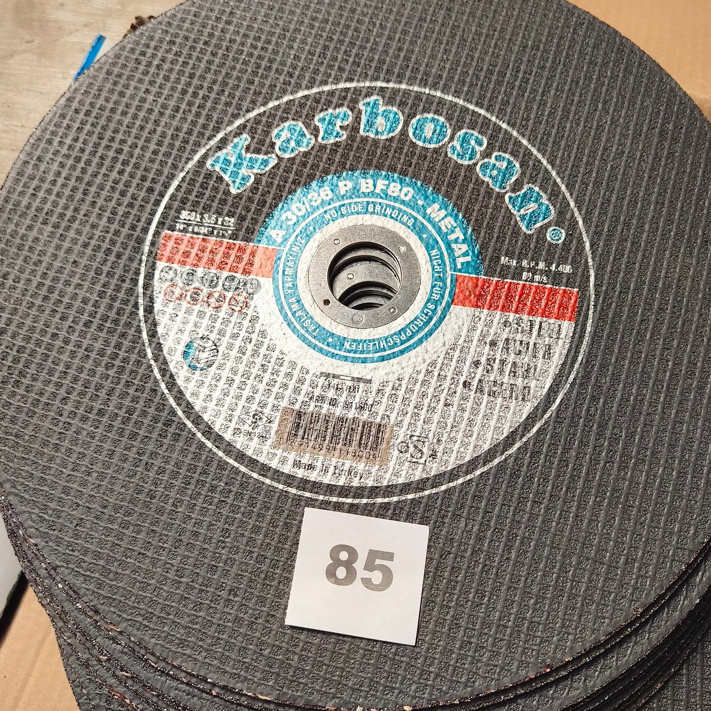 Discos Abrasivos Karbosan para Corte de Metal