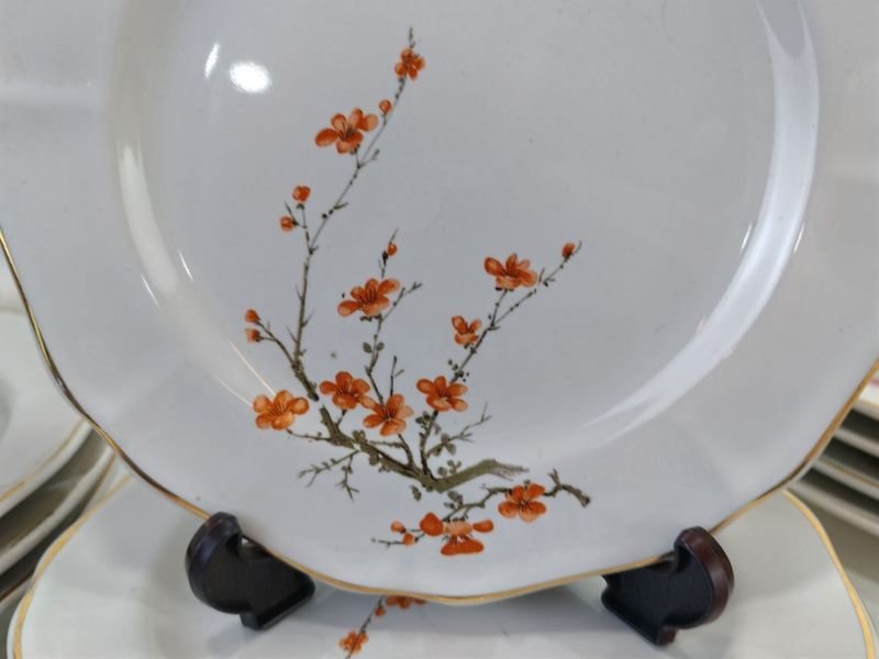 Platos de Porcelana con Diseño Floral - imagen 10
