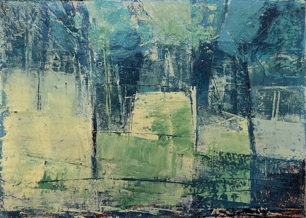 Pintura abstracta de Oscar García Reino