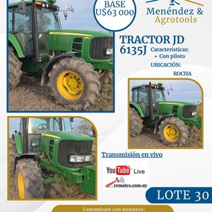 Tractor John Deere 6135J Usado - imagen 1