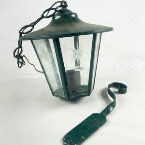 Lote anterior: Farol Verde de Chapa con Vidrio Grabado - 31 cm