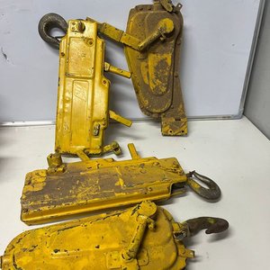 Aparejo de Arrastre Industrial Amarillo con Ganchos - imagen 1