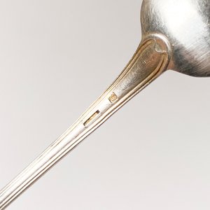 Lote de 4 Cucharitas de Café Christofle en Metal Plateado - imagen 4