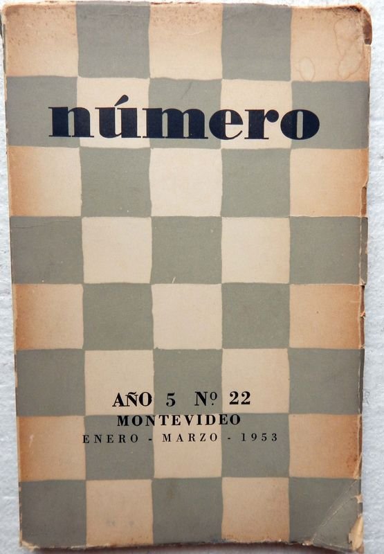 Revista Literaria Número. Publicación Trimestral de Uruguay en 1953