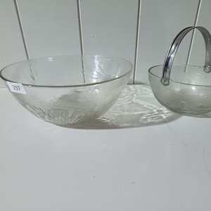 Dos Bowls de Vidrio con Diseño Floral - imagen 5