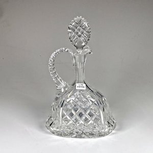 Lote anterior: Jarra de Cristal Tallado con Tapa y Asa - Altura 31 cm