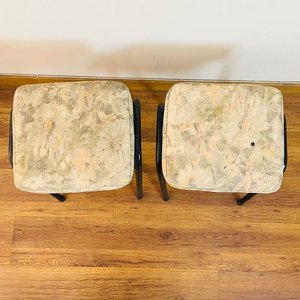 Par de Banquetas con Estructura de Hierro y Asiento Estampado - imagen 3