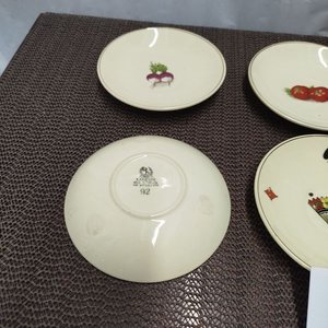 Lozur Platos Decorativos Beige para Postre - Set de 6 Unidades - imagen 2