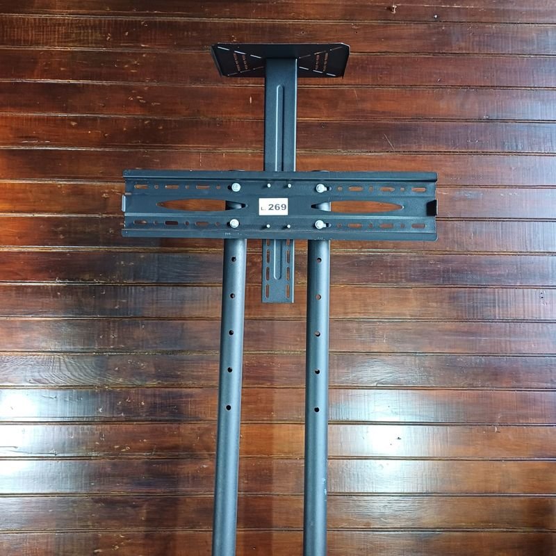 Soporte para televisión regulable en metal negro - imagen 4
