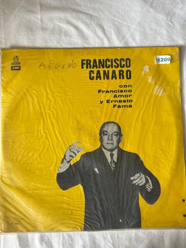 Disco de Vinilo Francisco Canaro y su Orquesta con Francisco Amor y Ernesto Famá - imagen 1