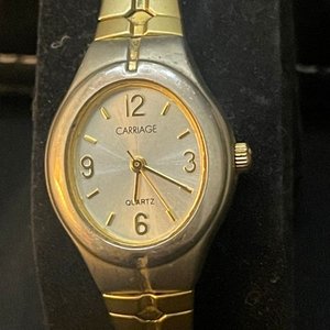 Reloj Dama Carriage by Timex Bicolor Acero y Dorado - imagen 1