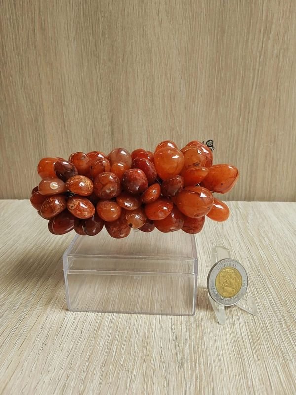 Lote de Uvas en Ágatas de Cornalina