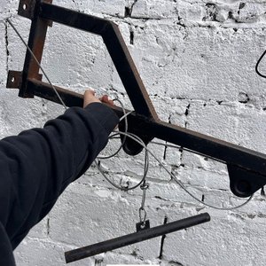Estructura de Polea para Gimnasio con Cable y Barra - imagen 3