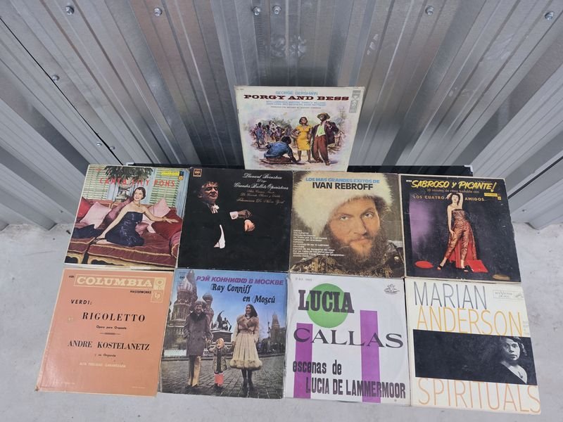 Lote de 9 Vinilos: Ópera, Tango, Folclore y Música Rusa