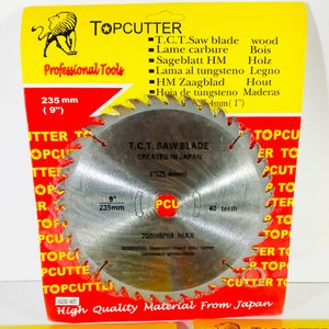 3 Discos para Madera Topcutter 9" (235mm) - imagen 2
