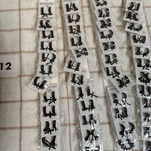 48 Pares de Aros de Acero Inoxidable Oscuro para Mujer - imagen 3