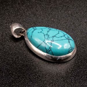 Colgante de Plata 925 con Turquesa Natural - imagen 2