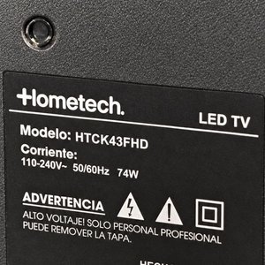 Televisor LED Hometech 43" Full HD con Control Remoto - imagen 3
