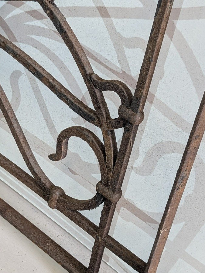 Reja antigua de hierro forjado - imagen 7