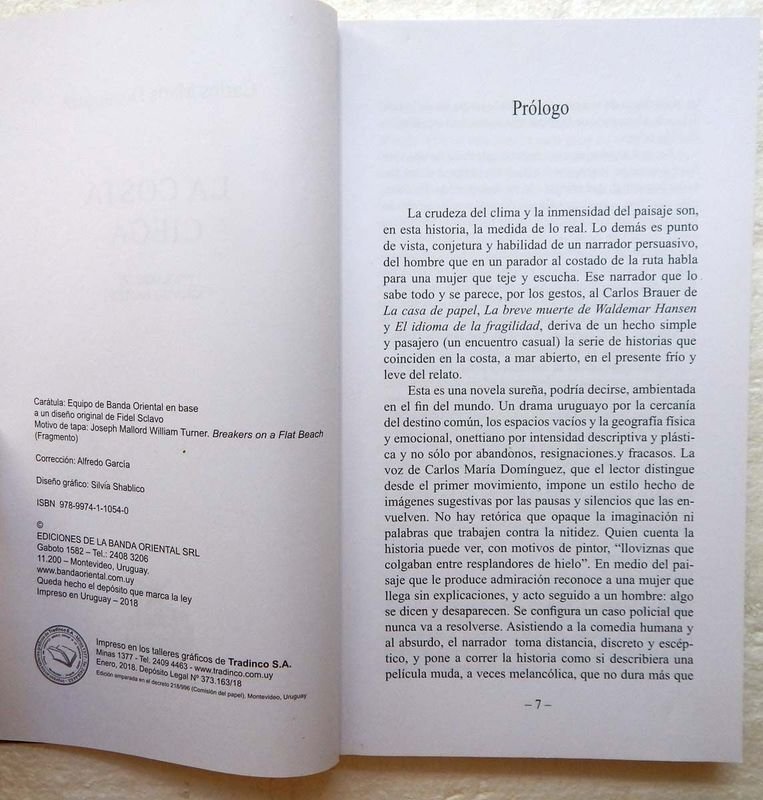 La Costa Ciega, novela de Carlos María Domínguez - imagen 3