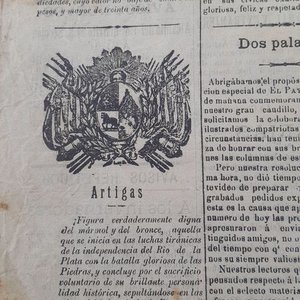 Diario "El Paysandú" del 18 de Julio de 1894: Contenido sobre Artigas y comentario inédito de su hija - imagen 6