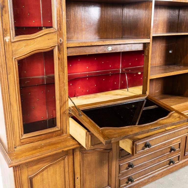 Mueble modular con 11 puertas y 5 cajones en madera - imagen 2