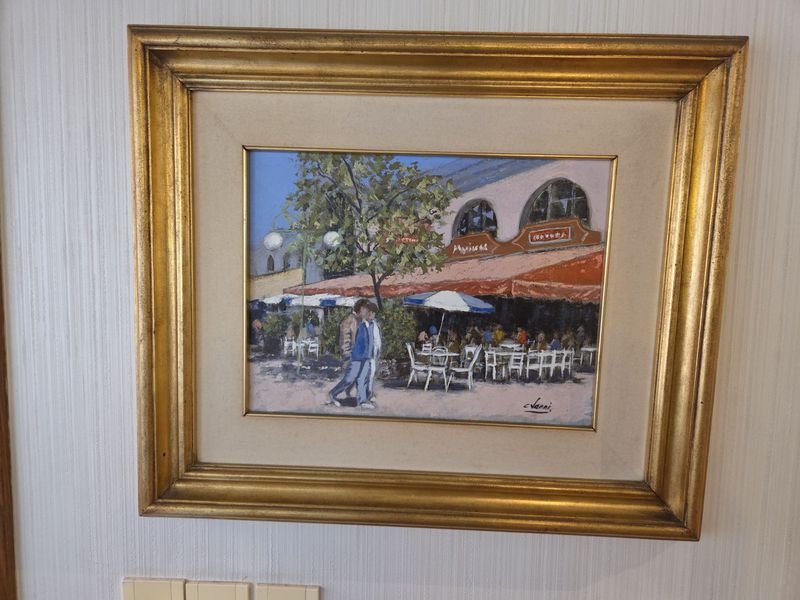 Lote anterior: Óleo del artista Cesar Vanni. Mercado del Puerto- Montevideo.