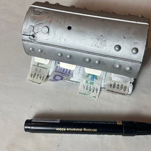 Boletera Antigua de Guarda de Ómnibus con Boletos - imagen 9