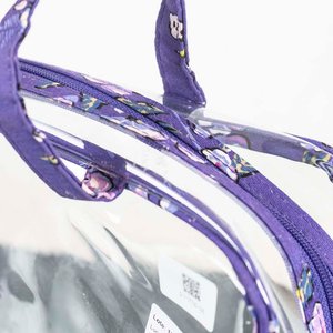 Bolso Transparente Vera Bradley con Estampado Floral - imagen 2