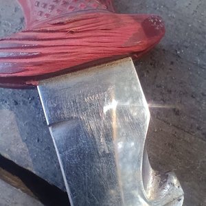 Cuchillo Antiguo Japonés con Hoja Sellada - imagen 2