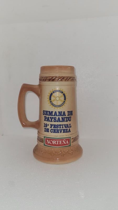 Jarra de cerveza número 19, cerámica, buena condición - imagen 2