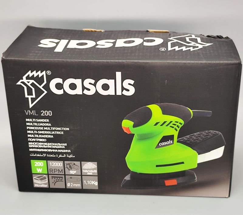 Lijadora Orbital Casals VML 200 Delta 200W - Origen Español