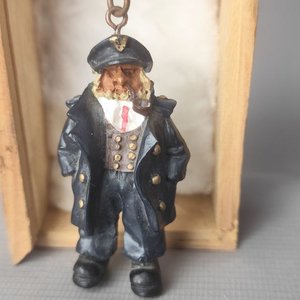 Llavero Náutico Marinero de Latón Macizo Authentic Models en Caja de Madera - imagen 3
