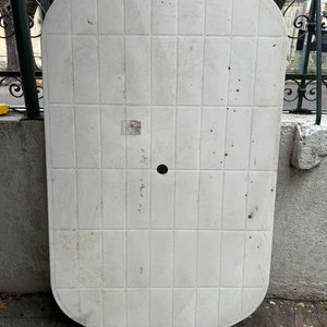 Tapa de Mesa Plástica Blanca Rectangular 138x83cm - imagen 3