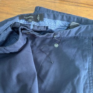 Pantalón de Gabardina Azul Marino Talle 54 J.Crew - imagen 3