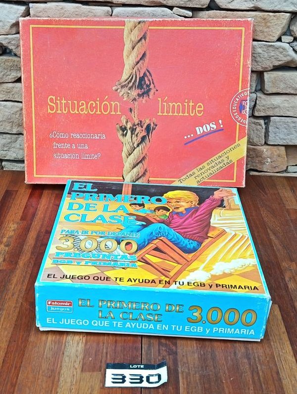 Juegos de Mesa: Situación Límite y El Primero de la Clase 3000