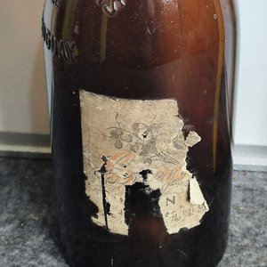 Botella Antigua Cervecerías del Uruguay - Industria Uruguaya 1949 - imagen 2